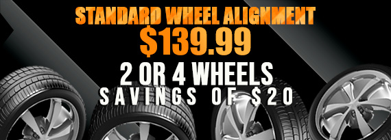 Standard Wheel Alignment $139.99